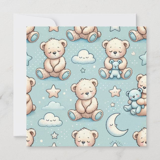 Baby Boy Announcement (Front)