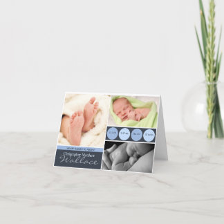 Baby Boy Announcement Cards