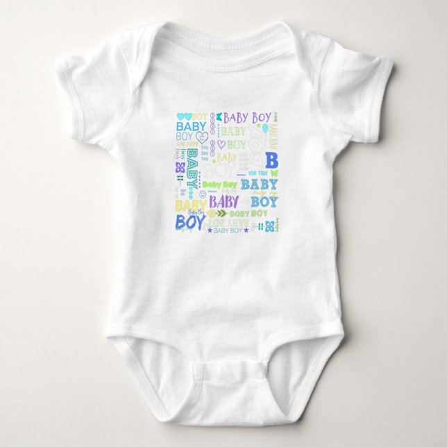 Baby Boy Baby Bodysuit (Front)