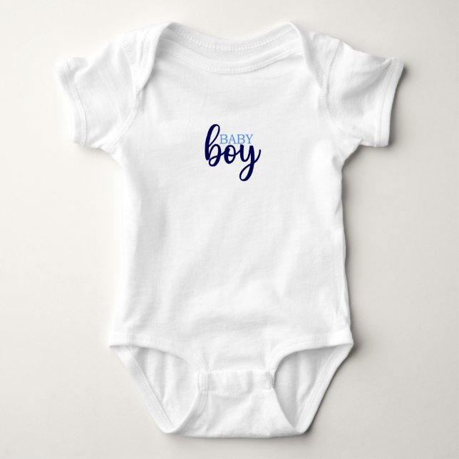 Baby Boy Baby Bodysuit (Front)