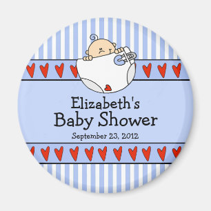 Baby Boy Baby Shower Favor Magnet