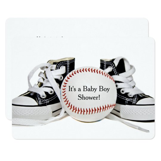 Baby Boy Baseball Shower Invitation
