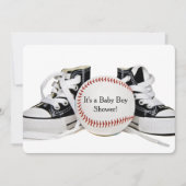 Baby Boy Baseball Shower Invitation (Front)