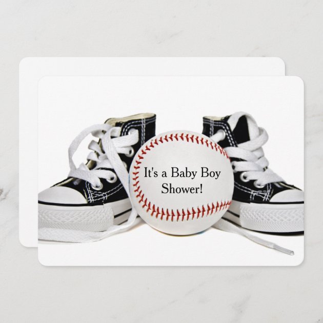 Converse baby shop shower invitations