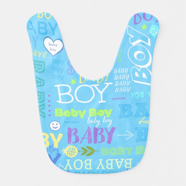 Baby Boy Bib (Front)