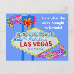 Baby Boy Birth Announcement Las Vegas