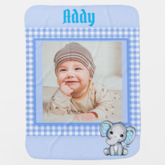 Baby Boy Blanket with Photo