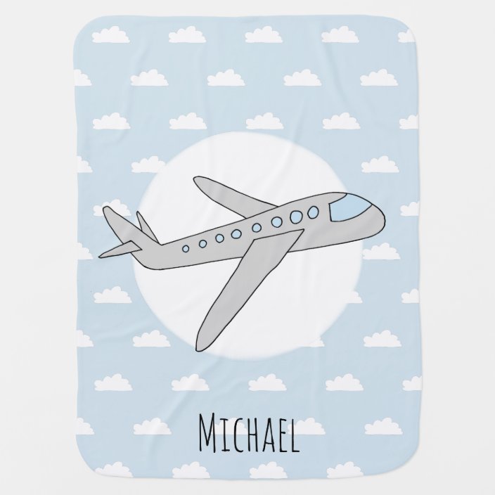 airplane baby blanket