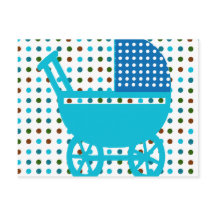 Baby BOY BLUE Carriage Design Hip Gifts