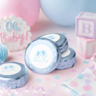 Baby Boy Blue Shoes Baby Shower Dipped Oreo Cookie Favors