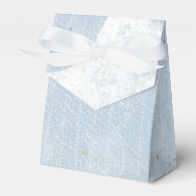 Baby Boy Blue Shower Favor Boxes (Front Side)