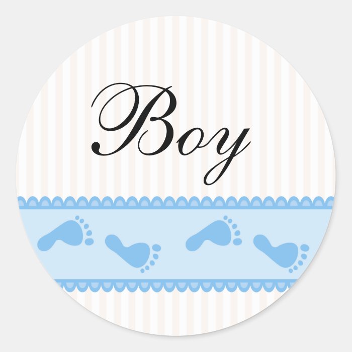 Baby boy blue stickers | Zazzle