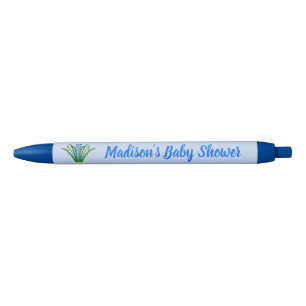 Baby Boy Bluebell Flowers Spring Baby Shower Pen