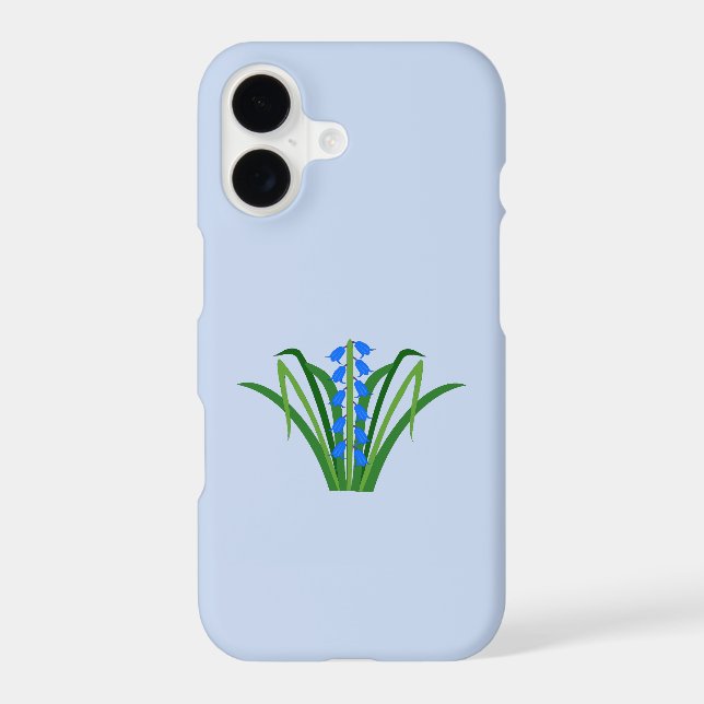 Baby Boy Bluebell Flowers Spring Case-Mate iPhone Case (Back)