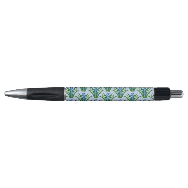 Baby Boy Bluebell Flowers Spring Patterned Pen (Front)
