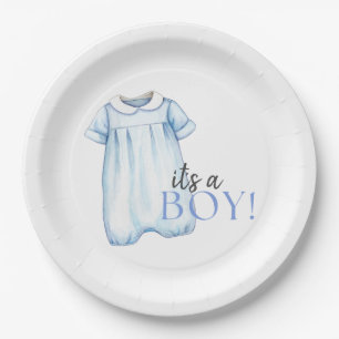 Baby Boy Bubble Paper Napkin Plates