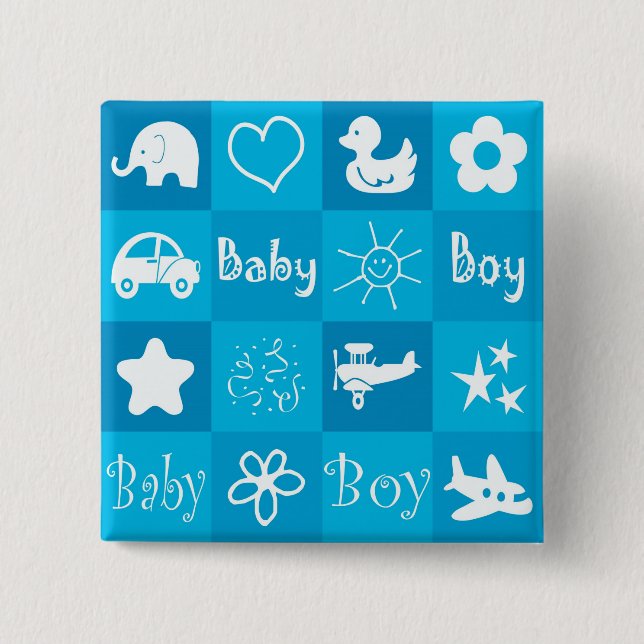 Baby boy button (Front)