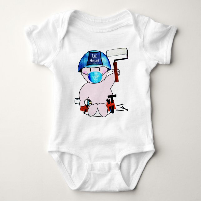 Baby Boy Carpenter  Bodysuit (Front)