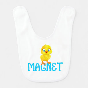 Baby Boy Chick Magnet Baby Bib