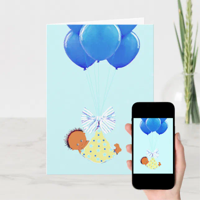 Baby Boy Congrats Card | Zazzle