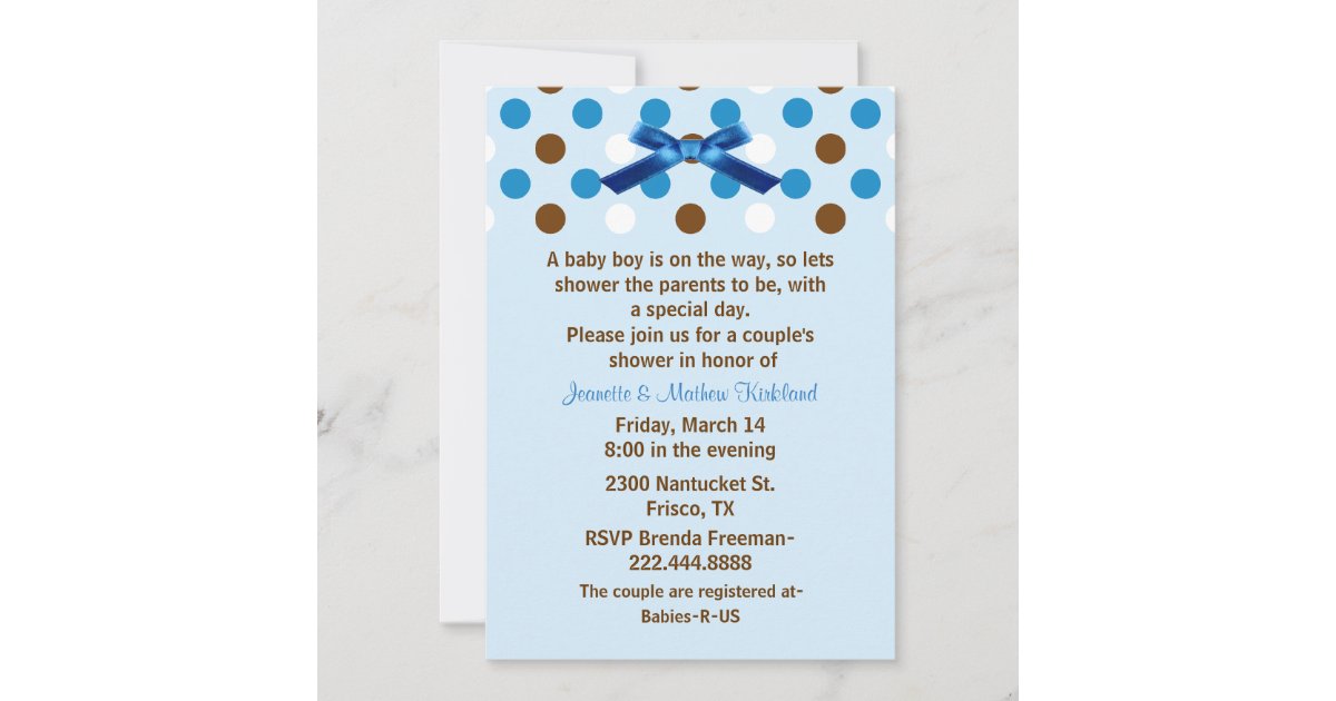 invitations baby shower Gay couple