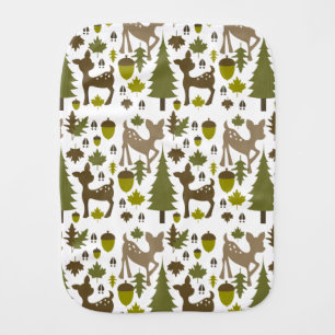 Baby Boy Deer Burp Cloth