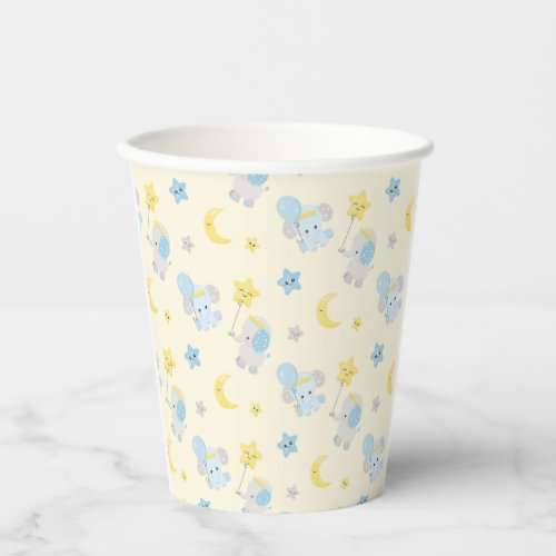 Baby Boy Elephant Baby ShowerBirthday Paper cup