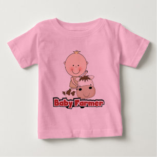 Baby Boy Farmer With Cow Tshirts and Gifts