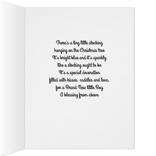 Baby Boy First Christmas Santa Workshop Christmas (Inside (Right))