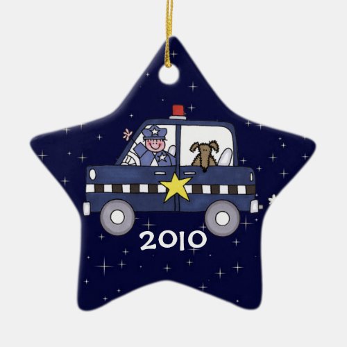 Baby Boy First Christmas star ornament