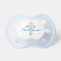 Baby Boy First Name | Silver Cross Pacifier