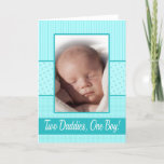 Baby Boy Gay Dads Birth Announcement