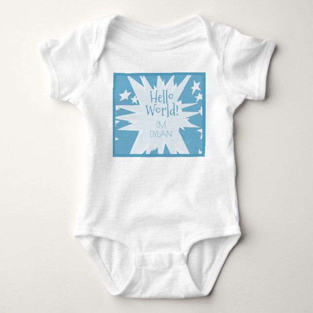Baby Boy Gift! Shower him with this Bodysuit (Front)
