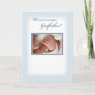 Baby Boy Godfather Request Invitation