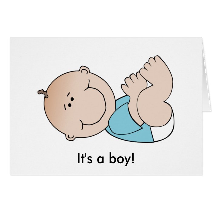 Baby Boy Greeting Cards