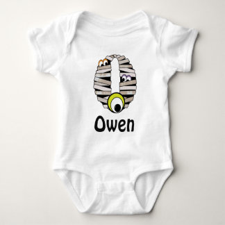 Baby Boy HALLOWEEN Mummy Bodysuit Monogram O