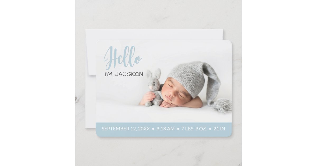 Baby Boy Hello Overlay Photo Modern Pastel Blue Announcement R82e37f712c6f40818d4d30931c8f6dfe Tcvor 630 ?view Padding=[285%2C0%2C285%2C0]