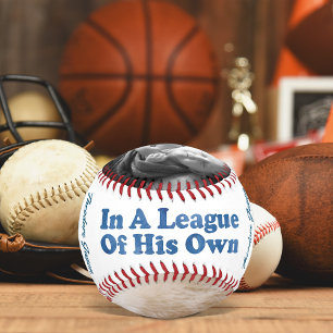 Baby Boy In A League of His Own Baseball