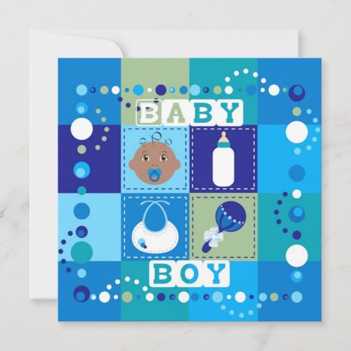 Baby Boy Personalized Invitations