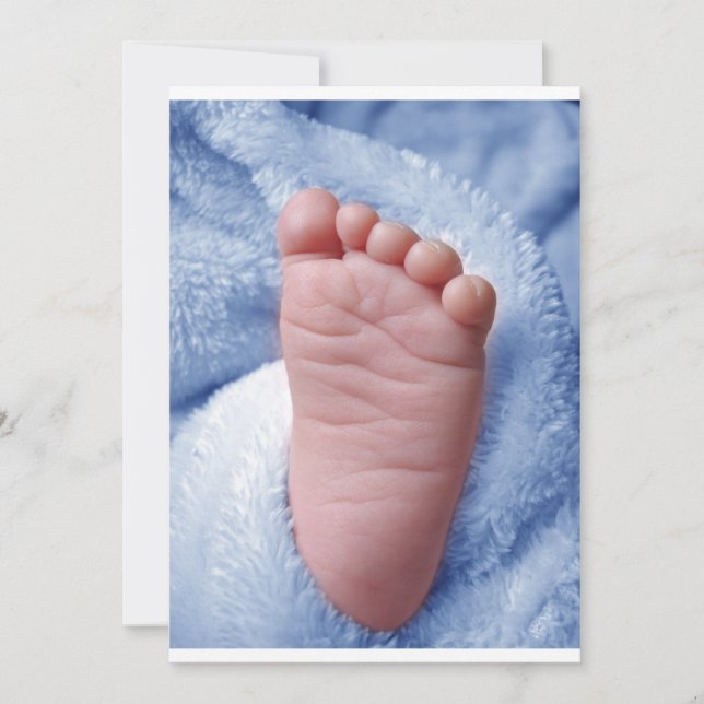 Baby Boy Invitation (Front)