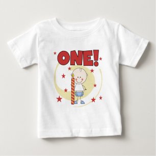 Baby Boy is One 1st Birthday Tshirts and Gifts