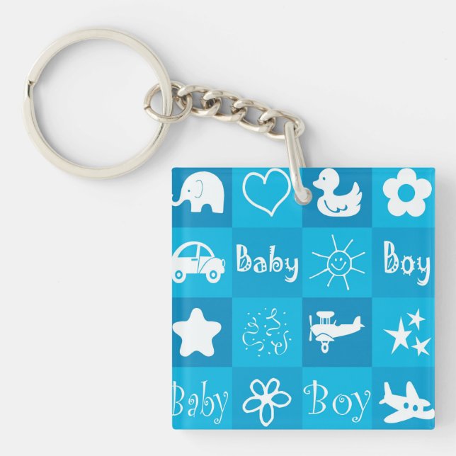 Baby boy keychain (Front)