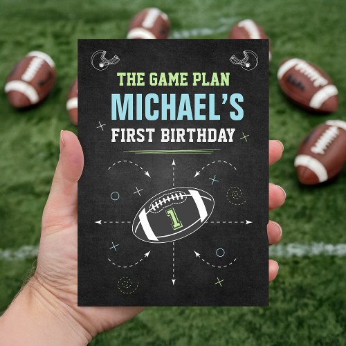Baby Boy Kid Football Sports First Birthday Party