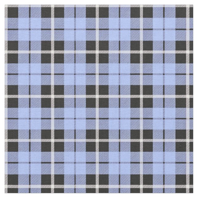 Baby boy light blue white/black stripe fabric (Close Up)