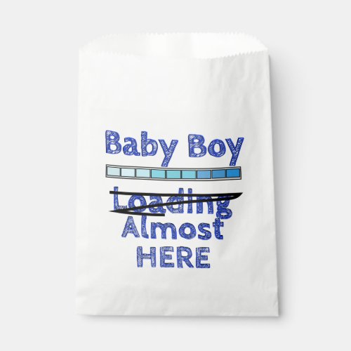 Baby Boy loading _ Ninth month Favor Bag