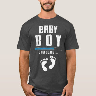 Baby Boy Loading Pregnancy Announcement Pregnancy  T-Shirt