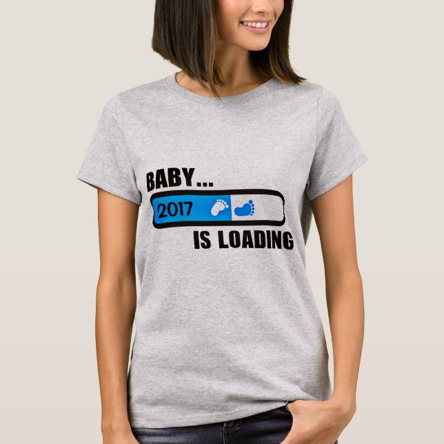 Baby Boy Loading T-Shirt (Front)