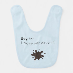 Baby Boy Noise With Dirt Bib