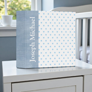 Baby Boy Personalized Custom Photo Album Gift 3 Ring Binder