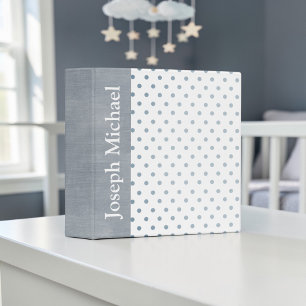 Baby Boy Personalized Custom Photo Album Gift 3 Ring Binder